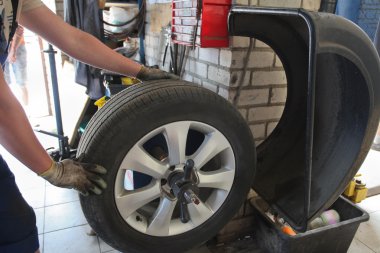 Lastik uygun makine resim