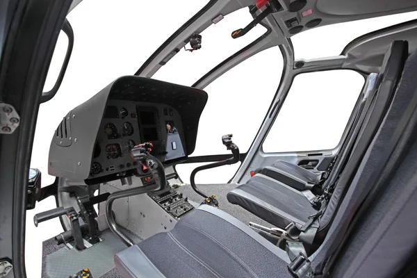 Helikopter cockpit — Stockfoto