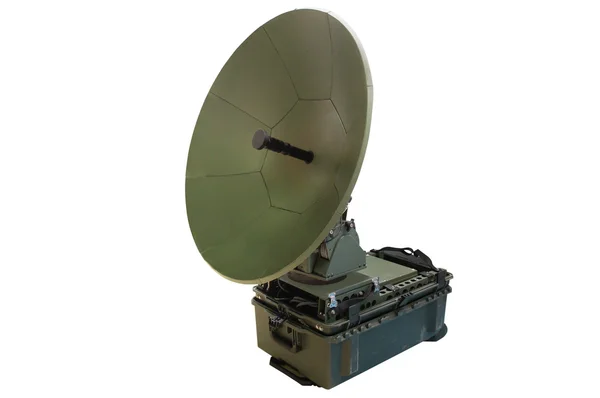 Antena satelitarna przenośna — Zdjęcie stockowe