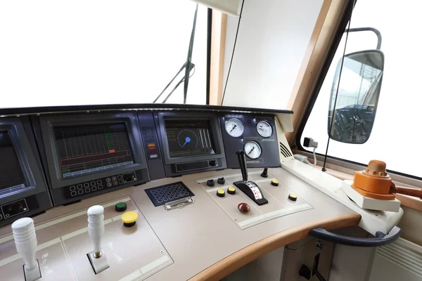 Trane operator's cab — Stock Photo, Image