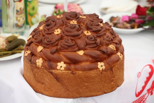 Round loaf — Stock Photo, Image