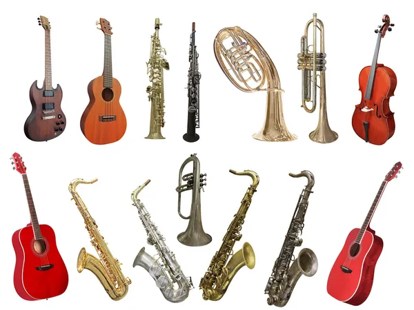 Instrumentos musicais — Fotografia de Stock