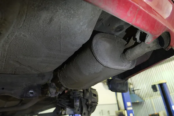 Part of a car under repair — Stock Photo, Image