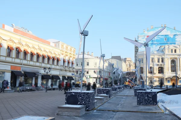 Gasse im Zentrum von Moskau — Stockfoto