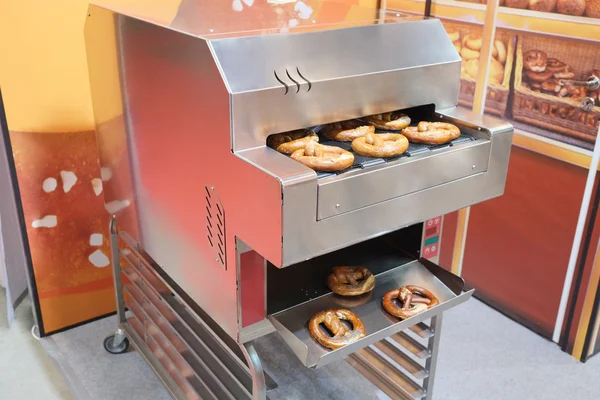Equipment for pretzels baking — Stock Photo, Image
