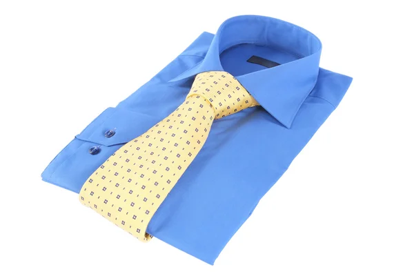 Necktie on a shirt — Stock Photo, Image