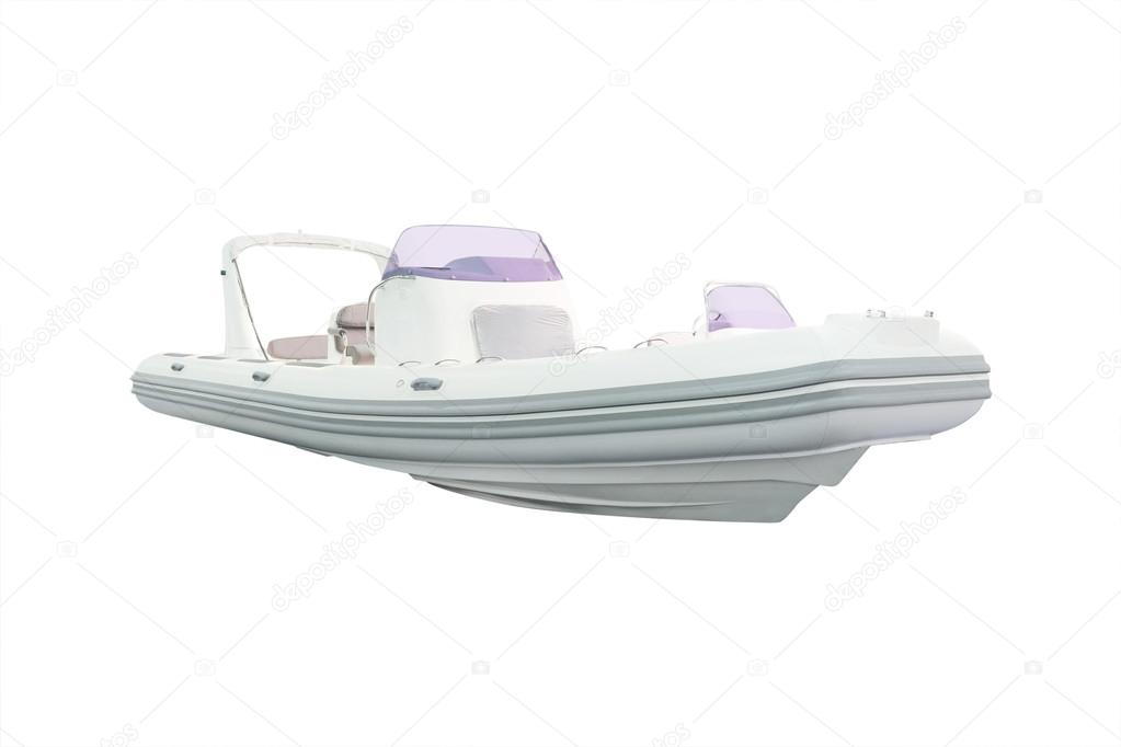 An inflatable boat