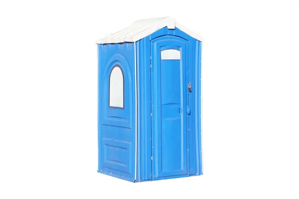 Close-up on a plastic outhouse — Stock Photo, Image