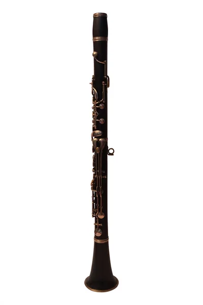 A imagem de um clarinete isolado — Fotografia de Stock