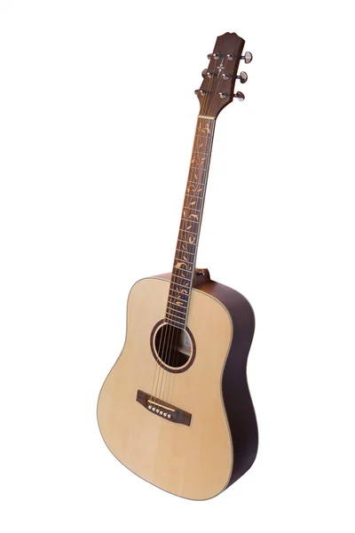 La imagen de la guitarra acústica — Foto de Stock