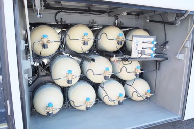 gaz yakıt otobüste