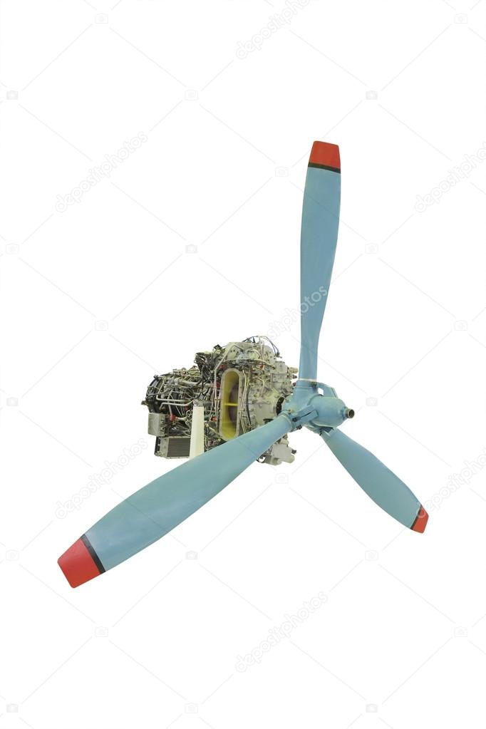 turbo jet engine with propeller