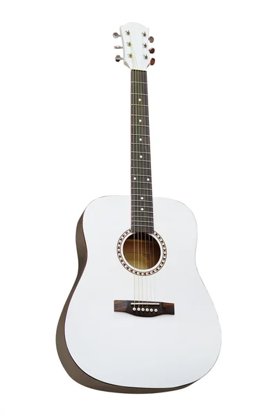 Weiße Gitarre — Stockfoto