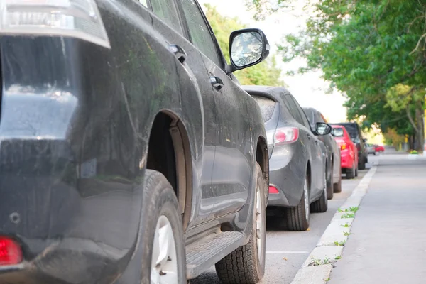 Geparkte Fahrzeuge — Stockfoto