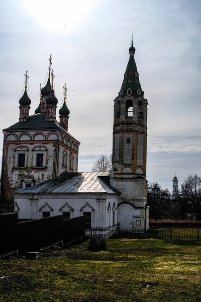 Stare Rosyjskie Miasto Serpuchov Wiosną — Zdjęcie stockowe