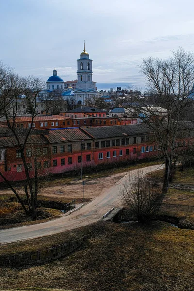 Oude Russische Stad Serpuchov Het Voorjaar Stockfoto