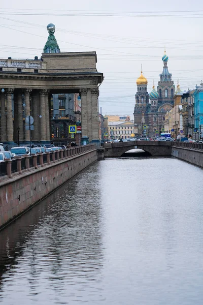 Peterburg Rusland November 2021 Uitzicht Spas Krovy Kerk Peterburg Rusland — Stockfoto