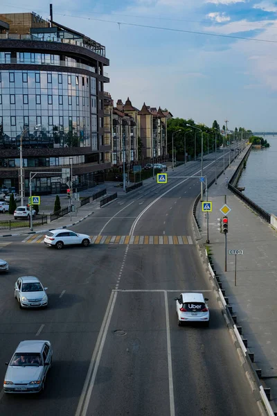 Voronezh Rusya Temmuz 2021 Voronezh Merkezinde Bir Sokak — Stok fotoğraf