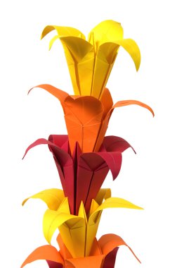 Origami çiçek