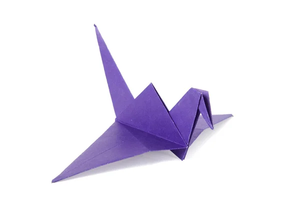 Grúa de origami coloreada —  Fotos de Stock