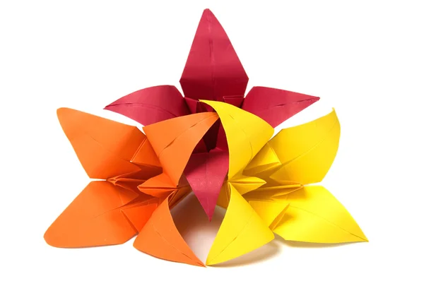 Origami bloemen — Stockfoto