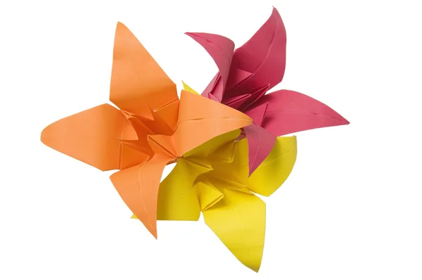 Origami fiori — Foto Stock