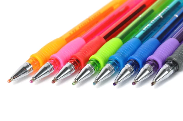 Colored ball-pens — Stock Photo, Image