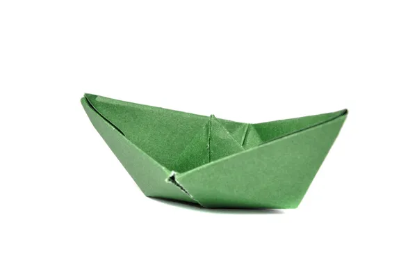 Origami ship — Stock Photo, Image