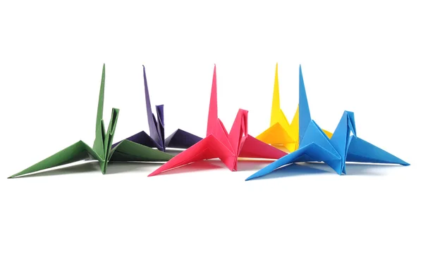 Grúas de origami — Foto de Stock