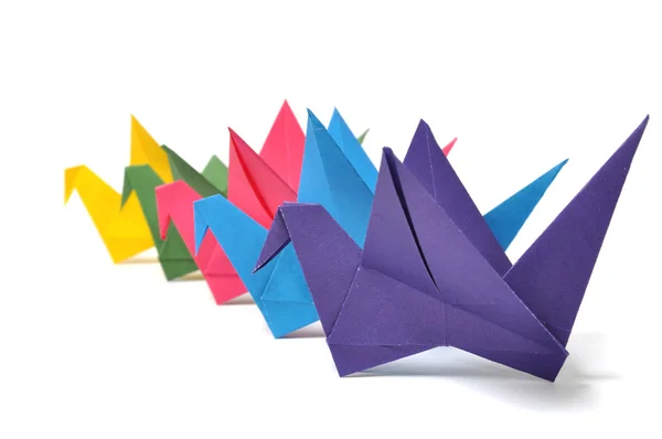 Origamikranar — Stockfoto