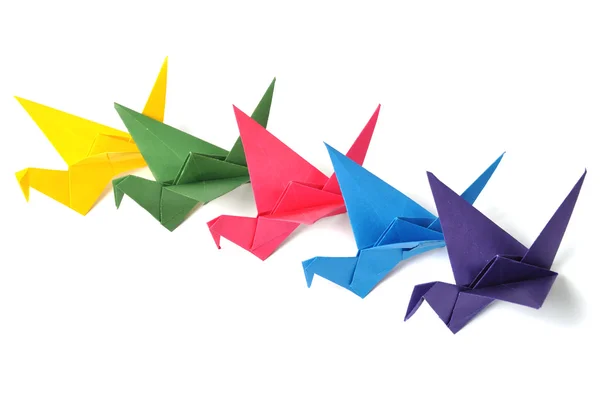 Origami kranen — Stockfoto