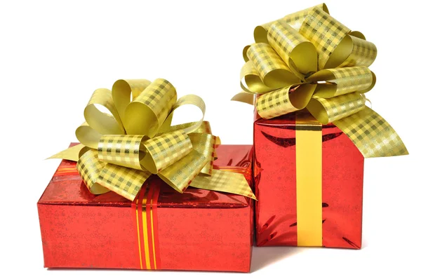 Red gifts — Stock Photo, Image