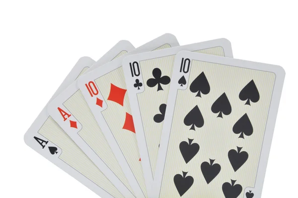 Jugar a las cartas — Foto de Stock