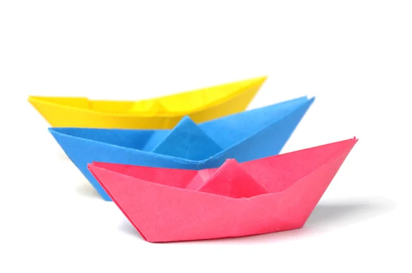 Origami ships — Stock Photo, Image