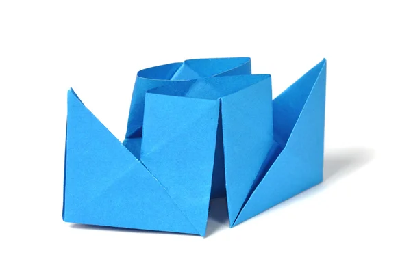 Origami schip — Stockfoto