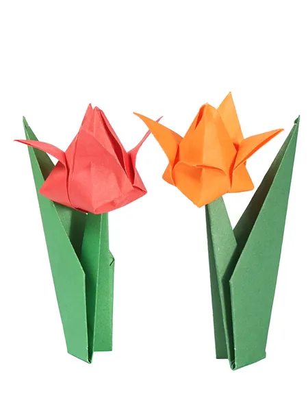 Tulipanes de origami —  Fotos de Stock
