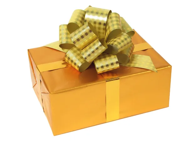 Golden gift — Stock Photo, Image