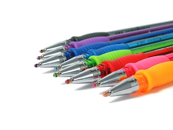 Colored ball-pens — Stock Photo, Image