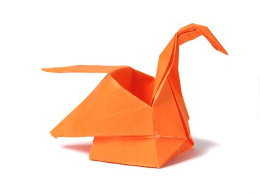 Origami swan