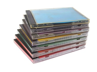 renkli cd kutuları