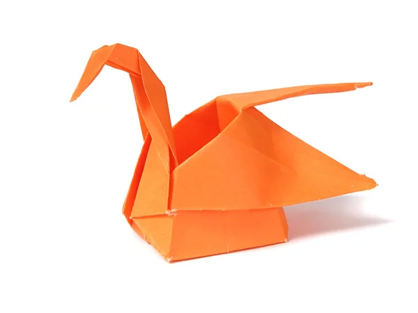 Origami zwaan — Stockfoto