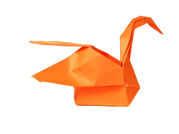 Origami zwaan — Stockfoto