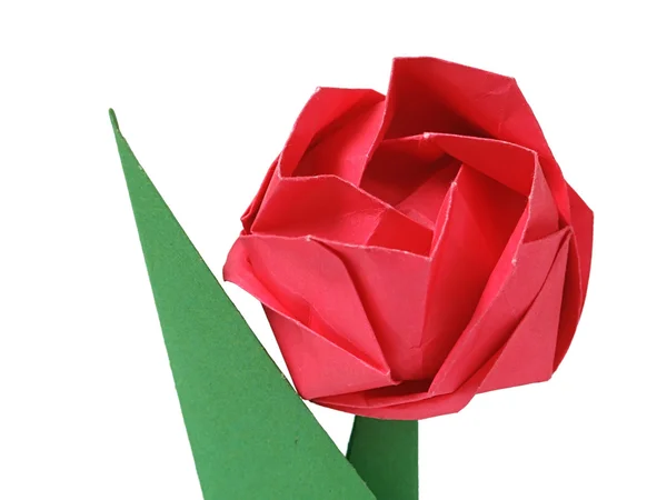 Origami rosa — Foto de Stock