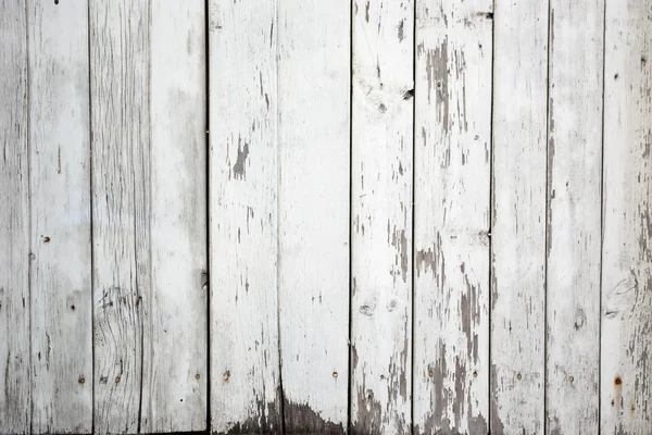 Hintergrund aus verwittertem weiß lackiertem Holz — Stockfoto