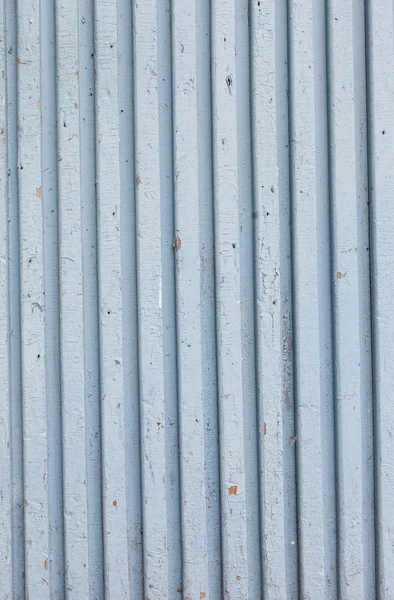 Blue old painted wooden fence, naturally weathered — Stock Photo, Image