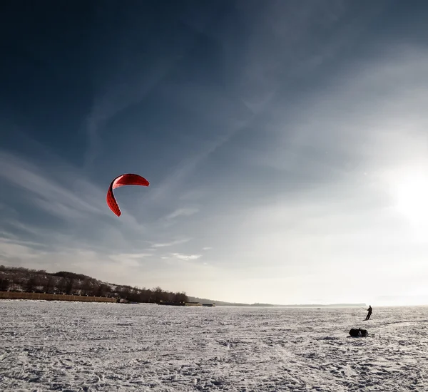 uçurtma Kiteboarding veya kar