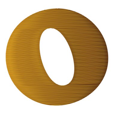 mektupta altın metal doku