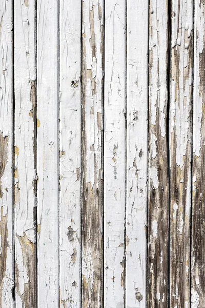 Fundo branco vintage de madeira natural parede velha — Fotografia de Stock