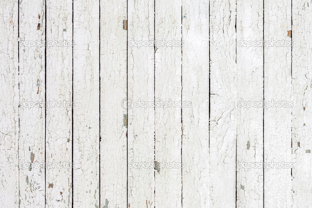 Vintage white background of natural wood old wall