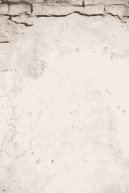 vektör aşınmış beyaz beton duvar arka plan